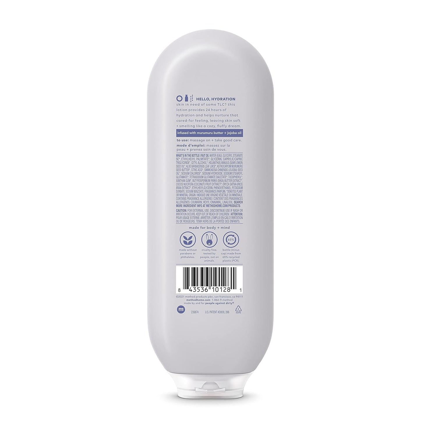 Method Daily Lotion, Simply Nourish, Plant-Based Moisturizer - 13.5 fl oz (Pack of 1)