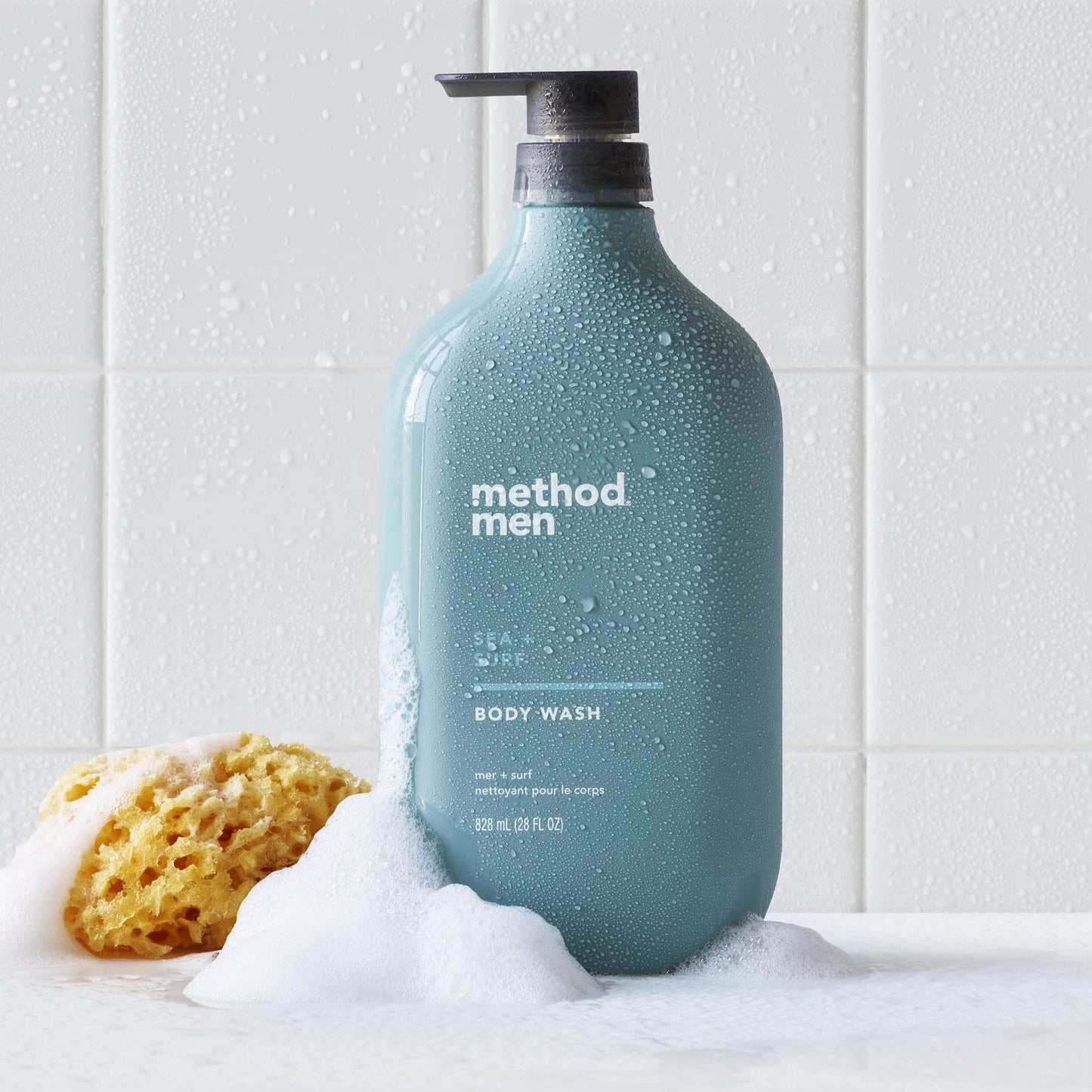 Method, Body Wash, Sea + Surf ,28 oz (828mL), Paraben & Phthalate Free, Biodegradable Formula,(Pack of 1)