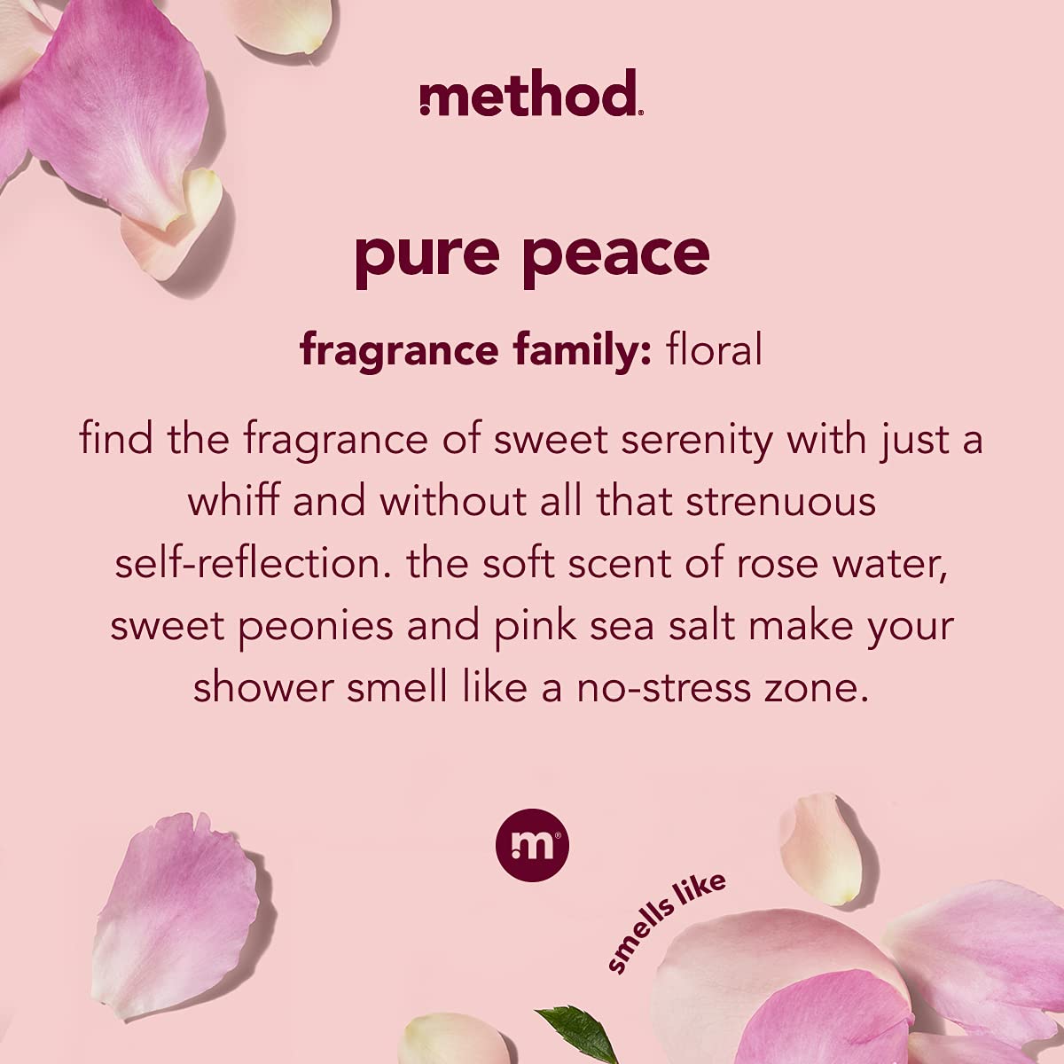 Method Daily Lotion, Pure Peace, Plant-Based Moisturizer - 13.5 fl oz (Pack of 1)