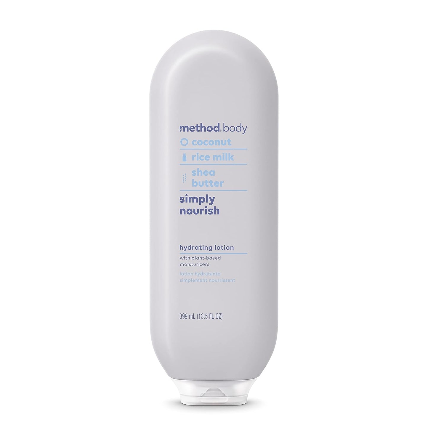 Method Daily Lotion, Simply Nourish, Plant-Based Moisturizer - 13.5 fl oz (Pack of 1)
