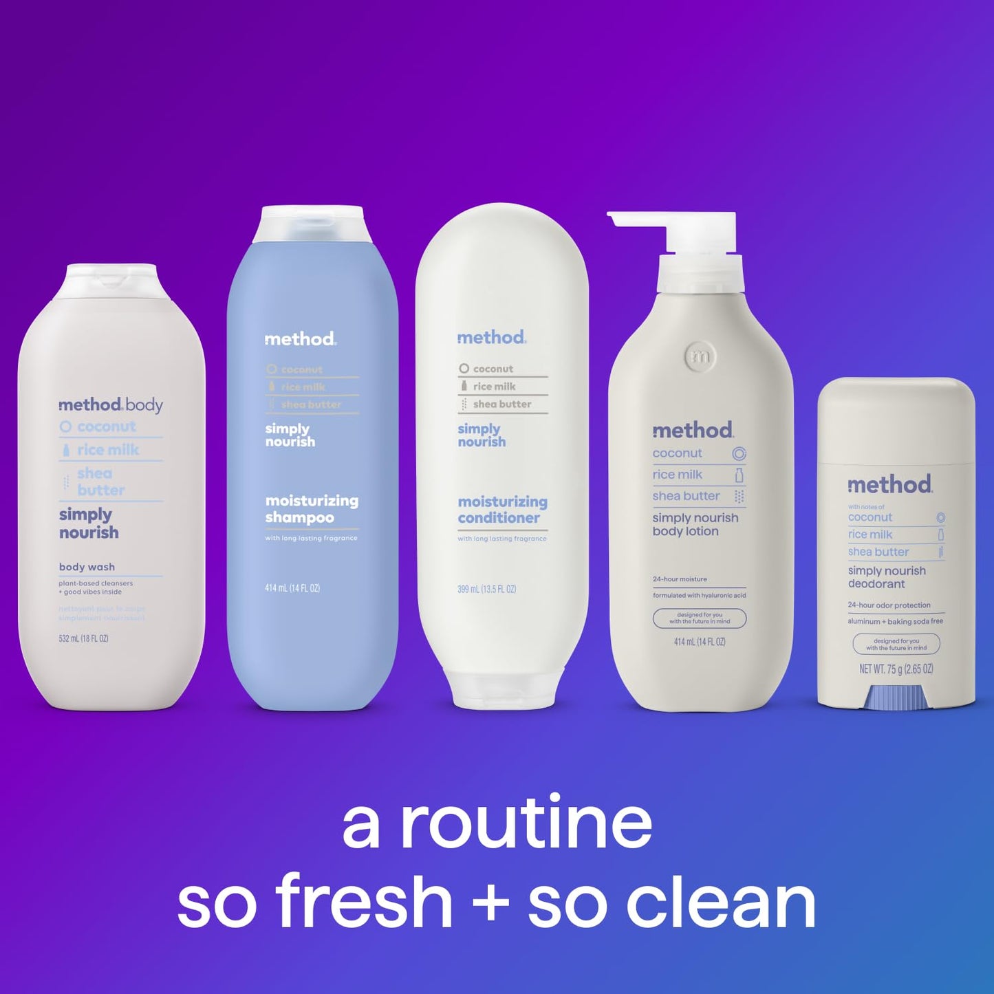 Hydrating, Body Wash, Simply Nourish, 532ml(18fl oz)-(Pack of 1)
