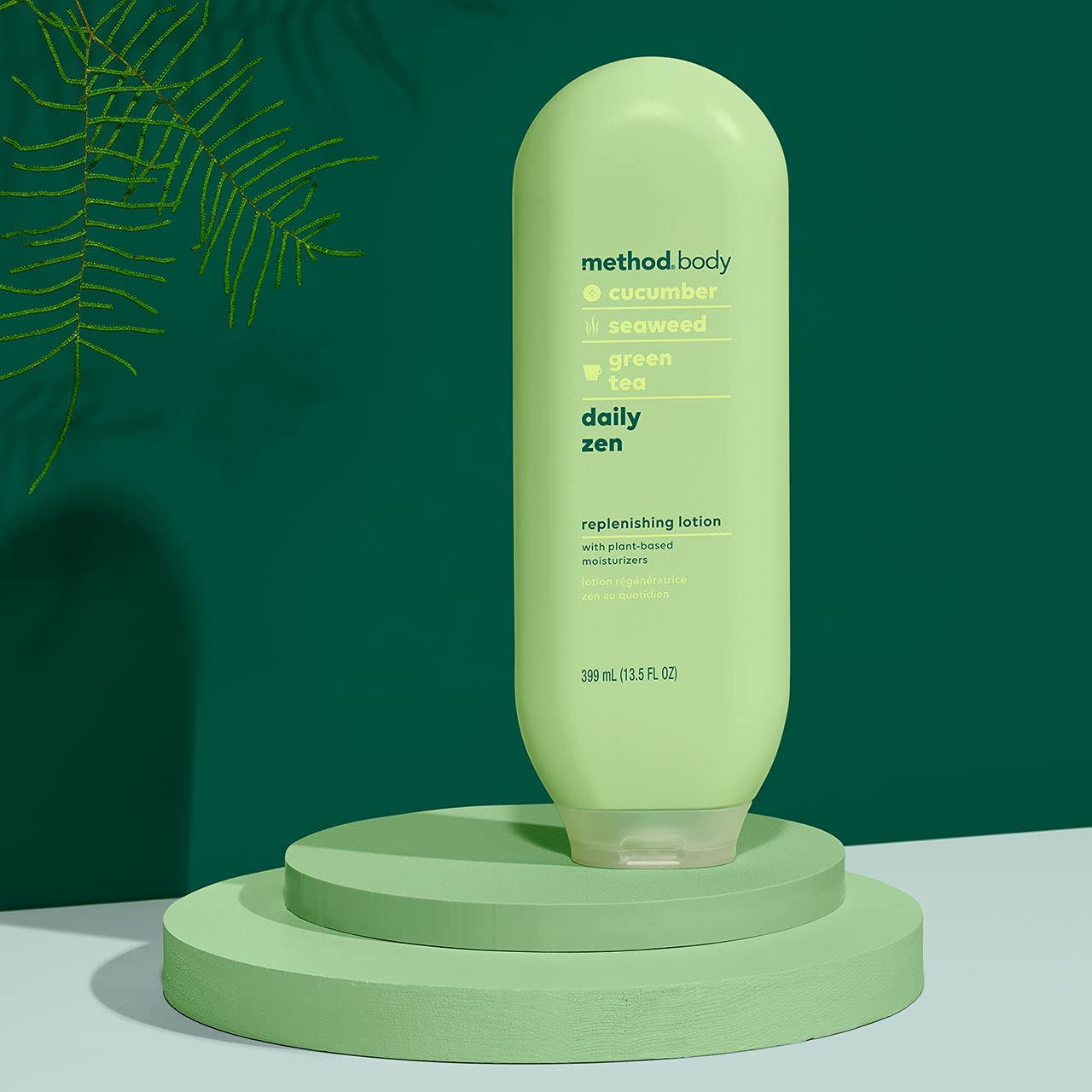 Method Daily Lotion, Daily Zen, Plant-Based Moisturizer - 13.5 fl oz (Pack of 1)