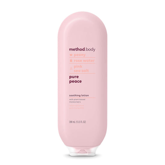 Method Daily Lotion, Pure Peace, Plant-Based Moisturizer - 13.5 fl oz (Pack of 1)