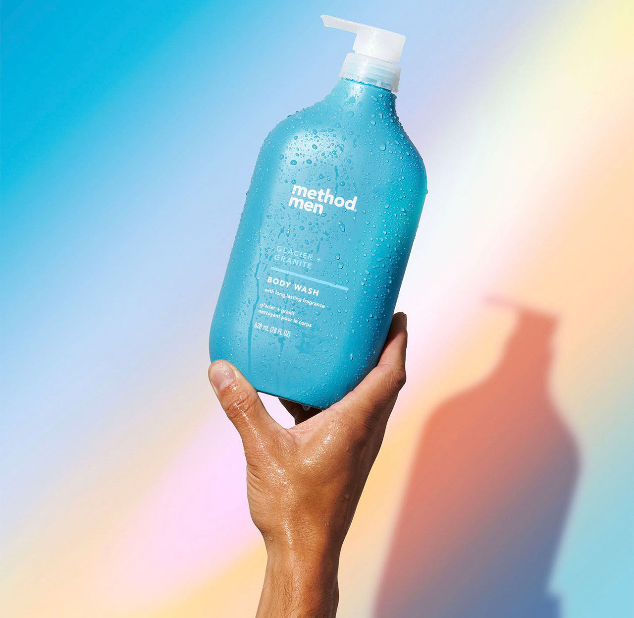 Method, Body Wash, Glacier + Granite, 28 oz (828mL), Paraben & Phthalate Free, Biodegradable Formula,(Pack of 1)