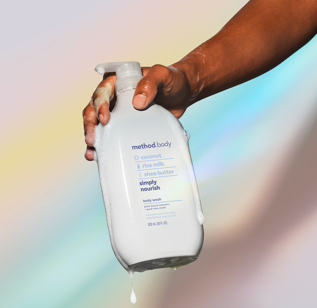 Method, Body Wash,Simply Nourish, 28 oz (828mL), Paraben & Phthalate Free, Biodegradable Formula,(Pack of 1)