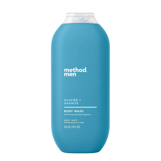 Method, Men, Body Wash,Glacier + Granite, 532ml(18fl oz)-(Pack of 1)