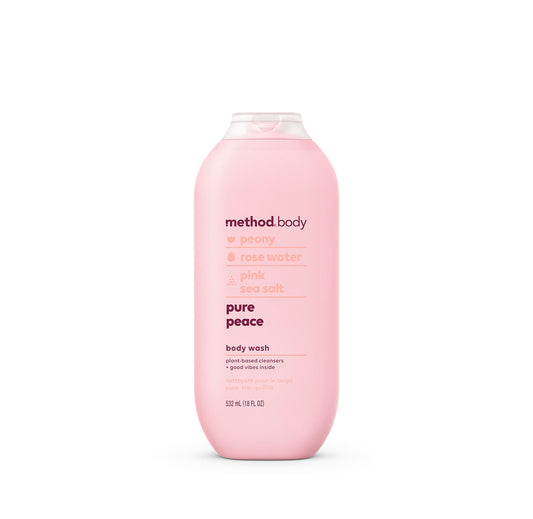Hydrating, Body Wash,Pure Peace, 532ml(18fl oz)-(Pack of 1)