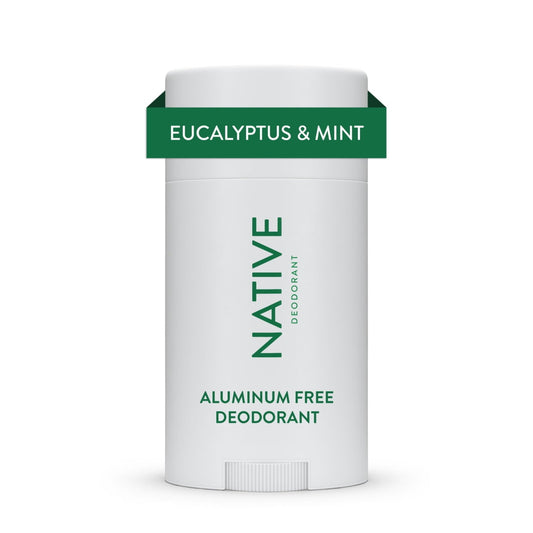 Native | Eucalyptus & Mint | Natural Deodorant – Long-Lasting, Aluminum-Free, Gentle for All Skin Types