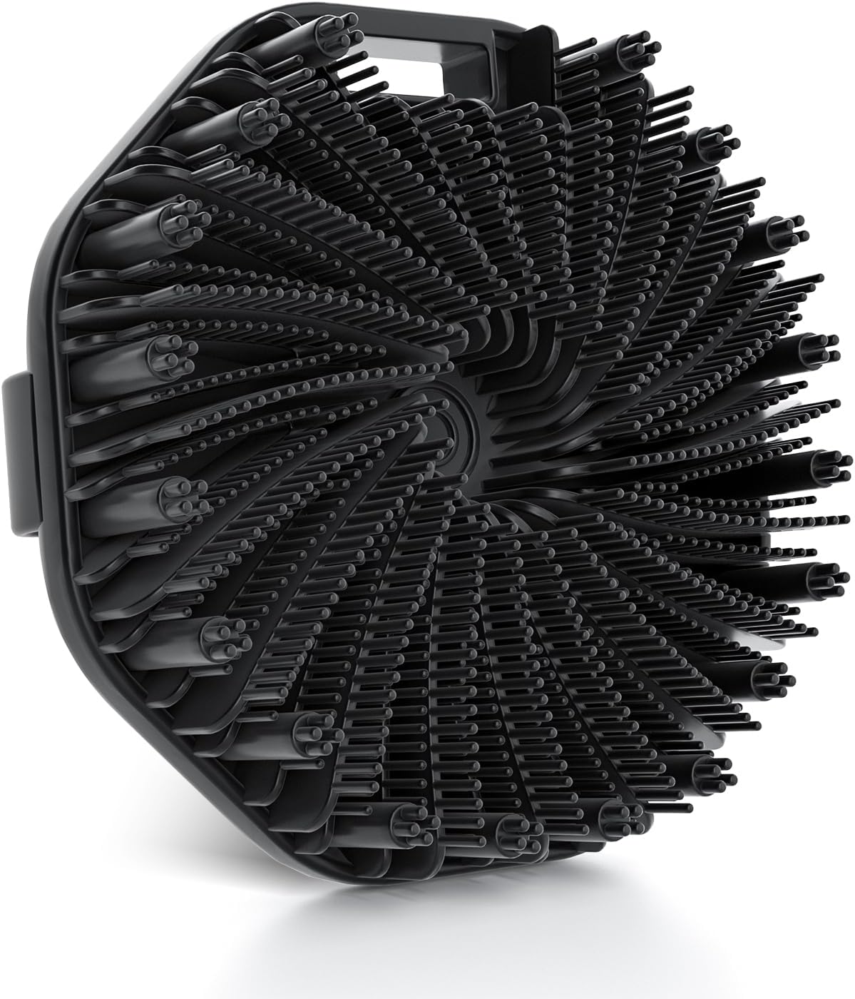 Silicone Body Scrubber, Exfoliating Body Wash Scrubbers Exfoliator , Shower Body Brush (black)