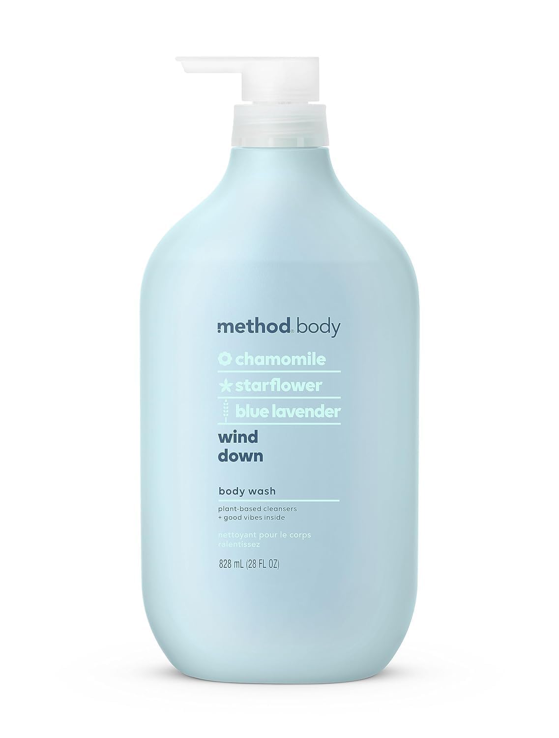 Method, Body Wash,Wind Down, 28 oz (828mL), Paraben & Phthalate Free, Biodegradable Formula,(Pack of 1)